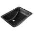 Hand Hammered 21 inch Venetian Dual Mount Bathroom Vanity Sink - Matte Black